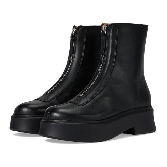 Steve Madden Black Ankle Boots - Picture 1 of 8